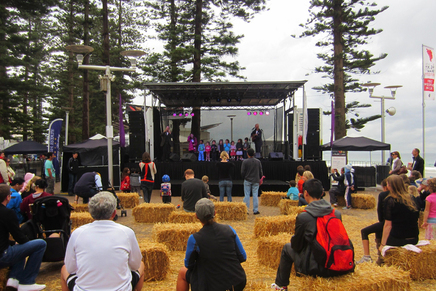 Mobile Stage Truck at Manly