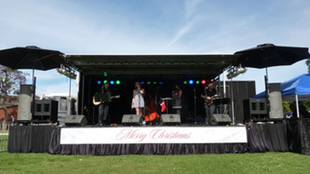 Mobile Stage Truck at Ryde Community Christmas