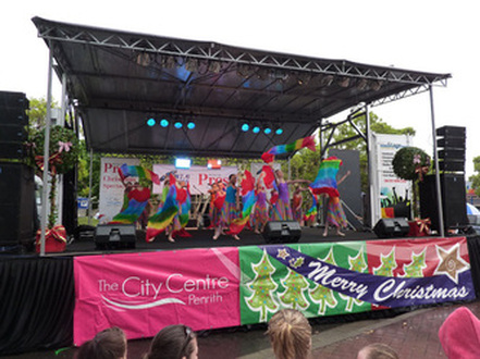 Mobile Stage Truck at Penrith Christmas Spectacular